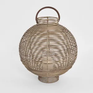 Eva Rattan Lantern Large by Florabelle Living, a Statues & Ornaments for sale on Style Sourcebook
