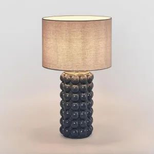 Condotti Blue Table Lamp & Shade by Florabelle Living, a Table & Bedside Lamps for sale on Style Sourcebook