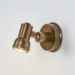 Carter Mini Wall Light Antique Brass by Florabelle Living, a Wall Lighting for sale on Style Sourcebook
