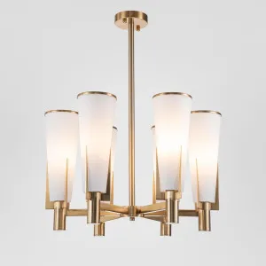St Germain Chandelier Antique Brass by Florabelle Living, a Chandeliers for sale on Style Sourcebook