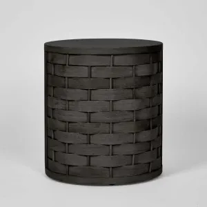 Weave side Table Black by Florabelle Living, a Coffee Table for sale on Style Sourcebook