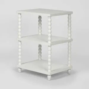Bobbin Oak Side Table White by Florabelle Living, a Coffee Table for sale on Style Sourcebook