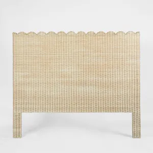Belle Rattan QS Bedhead Natural by Florabelle Living, a Bed Heads for sale on Style Sourcebook