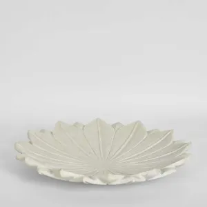 Perin Marble Flower Bowl Large White by Florabelle Living, a Bowls for sale on Style Sourcebook
