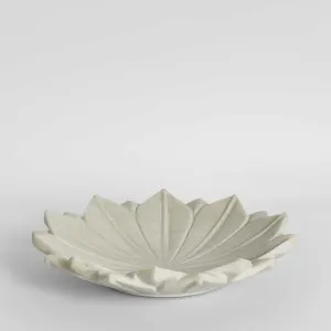 Perin Marble Flower Bowl Medium White by Florabelle Living, a Bowls for sale on Style Sourcebook