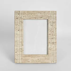 Trey Travertine Photo Frame 5x7 by Florabelle Living, a Photo Frames for sale on Style Sourcebook