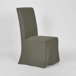 Ville Dining Chair with Charcoal Slip Cover by Florabelle Living, a Chairs for sale on Style Sourcebook