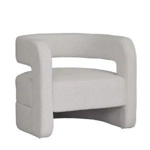 Cleo ArmChair Vanilla Boucle by Florabelle Living, a Chairs for sale on Style Sourcebook
