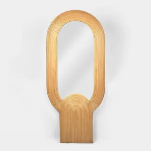 MRD Uli Floor Mirror Natural by Florabelle Living, a Mirrors for sale on Style Sourcebook