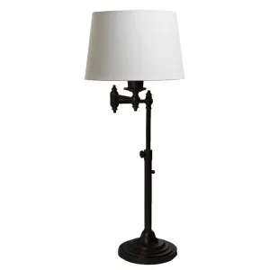 Macleay Swing Arm Table Lamp Base Black- Base Only by Florabelle Living, a Table & Bedside Lamps for sale on Style Sourcebook