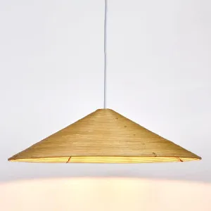 Rocky Pendant Shade Wide 75cm by Florabelle Living, a Pendant Lighting for sale on Style Sourcebook