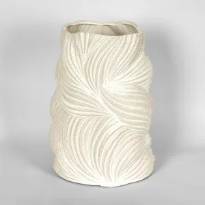 Thalia Vase Large White by Florabelle Living, a Vases & Jars for sale on Style Sourcebook