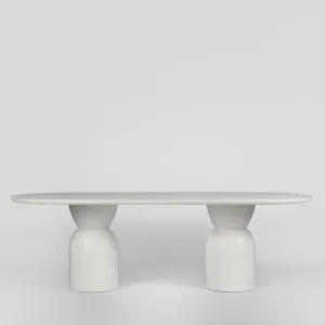 Olive Dining Table Top Oval White - Top Only by Florabelle Living, a Coffee Table for sale on Style Sourcebook