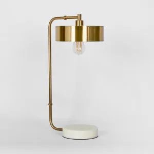 Atlas Table Lamp Antique Brass by Florabelle Living, a Table & Bedside Lamps for sale on Style Sourcebook