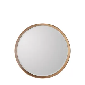 Keaton Round Mirror Oak Medium by Florabelle Living, a Mirrors for sale on Style Sourcebook