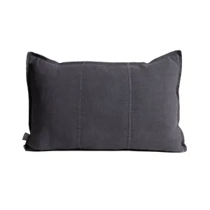 Luca Linen Cushion® in Midnight  |  Cover Only 40x60cm  |  Eadie Lifestyle by null, a Cushions, Decorative Pillows for sale on Style Sourcebook