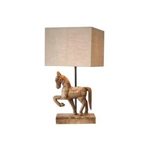 Bonnie Table Lamp Base Small Dark Natural- Base Only by Florabelle Living, a Table & Bedside Lamps for sale on Style Sourcebook