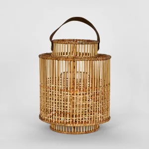 Kyra Rattan Lantern Medium Natural by Florabelle Living, a Statues & Ornaments for sale on Style Sourcebook