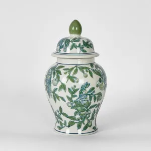 Meadow Parrot Ginger Jar Small by Florabelle Living, a Vases & Jars for sale on Style Sourcebook