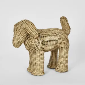 Bobby the Rattan Puppy by Florabelle Living, a Statues & Ornaments for sale on Style Sourcebook
