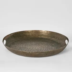 Bobbi Hammered Aluminium Tray Large by Florabelle Living, a Trays for sale on Style Sourcebook