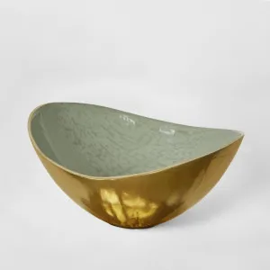 Elsa Curved Bowl Mint Gloss Large by Florabelle Living, a Decorative Plates & Bowls for sale on Style Sourcebook