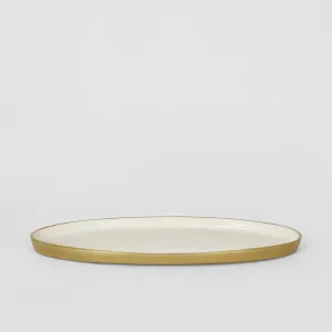 Elsa Oval Plate White Gloss by Florabelle Living, a Decorative Plates & Bowls for sale on Style Sourcebook