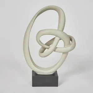 Sana Abstract Sculpture Grey/Black Stand by Florabelle Living, a Statues & Ornaments for sale on Style Sourcebook