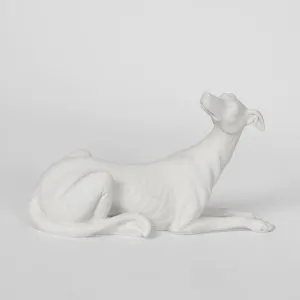 Penny Dog Sculpture White by Florabelle Living, a Statues & Ornaments for sale on Style Sourcebook