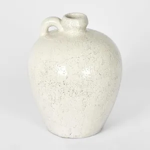Nava Jug Round White by Florabelle Living, a Vases & Jars for sale on Style Sourcebook