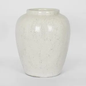 Astra Urn Tall White by Florabelle Living, a Vases & Jars for sale on Style Sourcebook