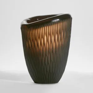Fossil Tall Vase Brown by Florabelle Living, a Vases & Jars for sale on Style Sourcebook