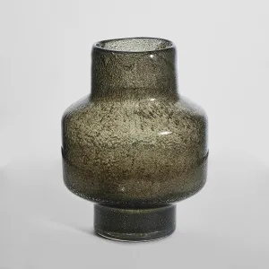 Ara Short Vase Smoke by Florabelle Living, a Vases & Jars for sale on Style Sourcebook