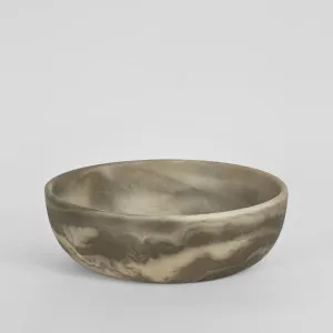 HALO Swirl Resin Serving Bowl Medium Coca by Florabelle Living, a Decorative Plates & Bowls for sale on Style Sourcebook