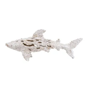Bondi Shark Statue White by Florabelle Living, a Statues & Ornaments for sale on Style Sourcebook