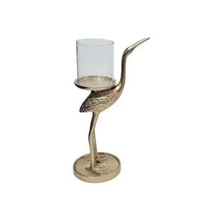 Hamlet Crane Pillar Holder SML by Florabelle Living, a Lanterns for sale on Style Sourcebook
