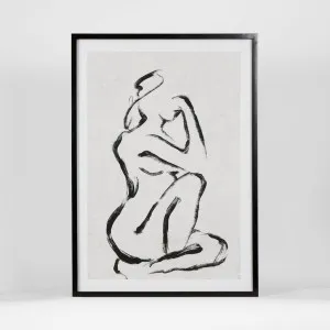 Female Silohuette Wall Art B by Florabelle Living, a Prints for sale on Style Sourcebook