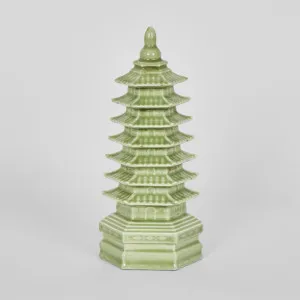 Pagoda Statue Jade by Florabelle Living, a Statues & Ornaments for sale on Style Sourcebook