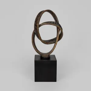 Warner Abstract Sculpture Bronze by Florabelle Living, a Statues & Ornaments for sale on Style Sourcebook