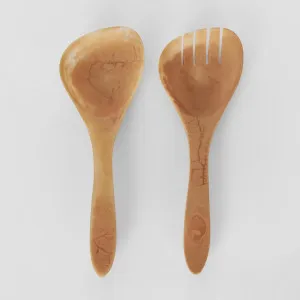 IDRA Swirl Resin Salad Servers Peach by Florabelle Living, a Decorative Plates & Bowls for sale on Style Sourcebook