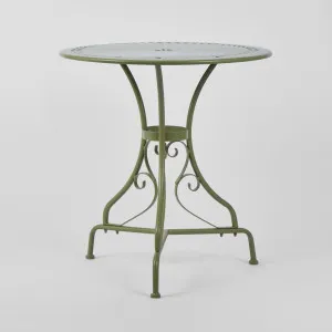 Annabel Round Table 70cm Green -Outdoor Bistro dining by Florabelle Living, a Stools for sale on Style Sourcebook