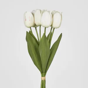Soft Touch Tulip Bunch White by Florabelle Living, a Plants for sale on Style Sourcebook