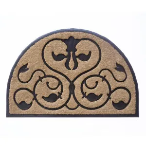 Baroque Arch Coir & Rubber Doormat Large 60x90 by Florabelle Living, a Doormats for sale on Style Sourcebook
