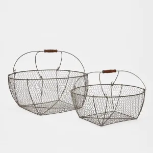 Fr Laundry Basket Set of 2 by Florabelle Living, a Baskets & Boxes for sale on Style Sourcebook