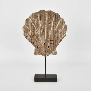 Scalloped Shell on Stand by Florabelle Living, a Statues & Ornaments for sale on Style Sourcebook