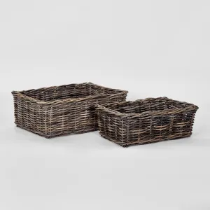 Cassis Rect Basket Set of 2 by Florabelle Living, a Baskets & Boxes for sale on Style Sourcebook