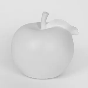 Apple Polyresin White 16cm by Florabelle Living, a Statues & Ornaments for sale on Style Sourcebook