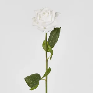 Ingrid Rose Real Touch Winter White
 46cm by Florabelle Living, a Plants for sale on Style Sourcebook