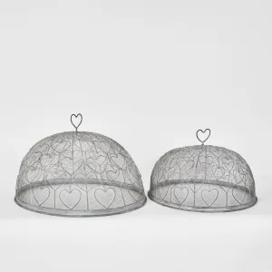 Heart Food Covers Set Of 2 by Florabelle Living, a Statues & Ornaments for sale on Style Sourcebook