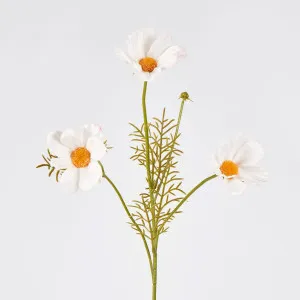 Coco 3 Heads Cosmo 50cm White by Florabelle Living, a Plants for sale on Style Sourcebook